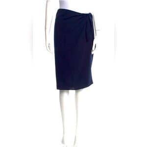 Jenni Kayne twist tie skirt, navy, size XL